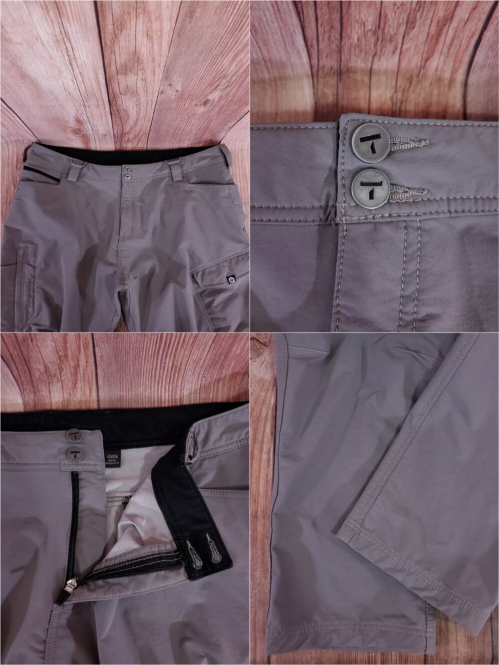 Truewerk T2 Werkpant Mens 42x30 Cargo Work Pants Utility Tactical Hiking Gray - Picture 3 of 15